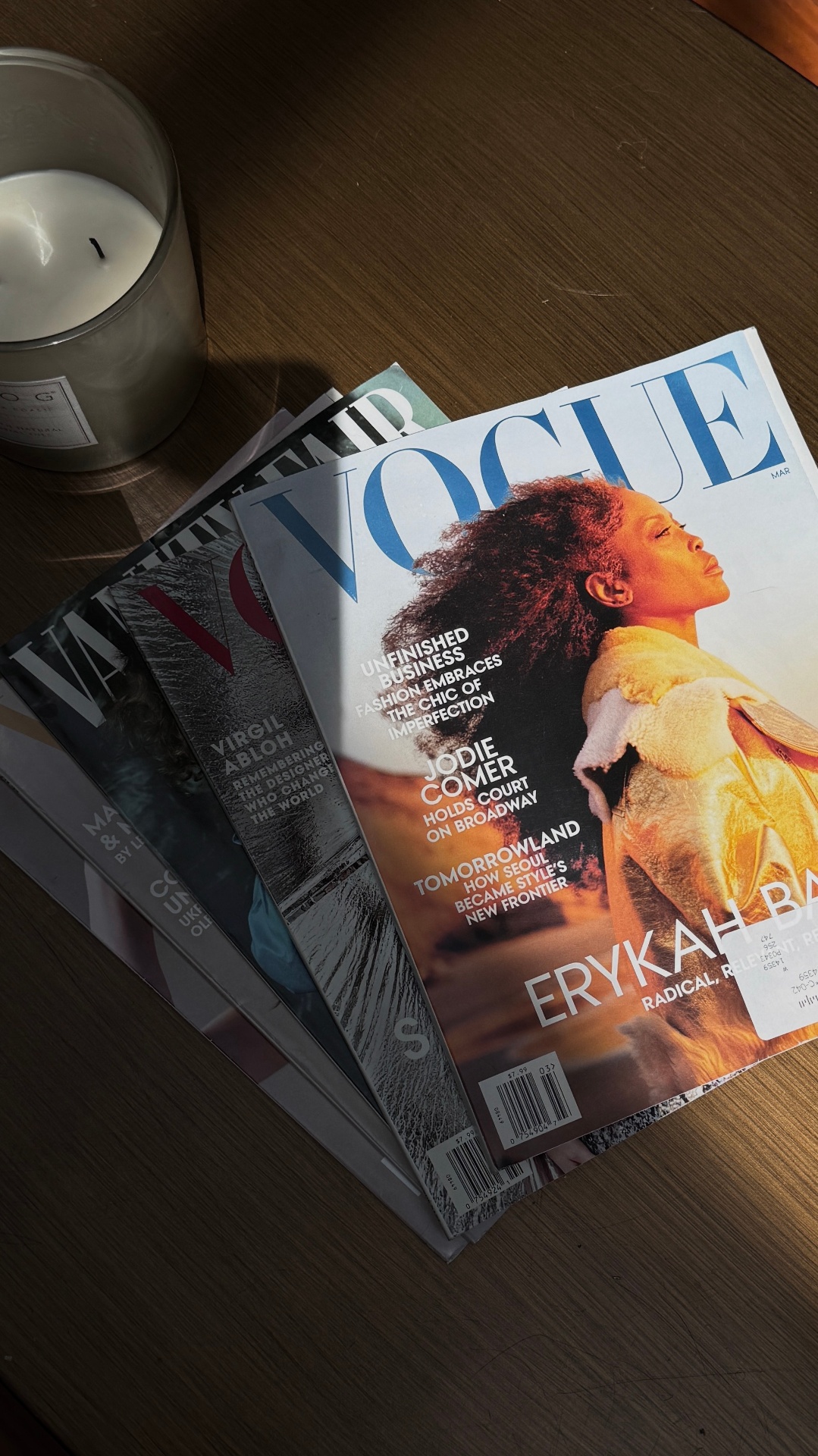 Editorial fashion magazines